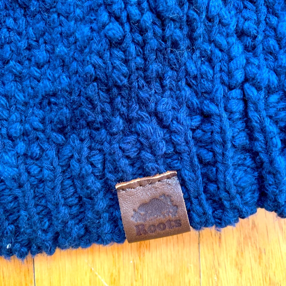 Roots Navy Blue Beanie